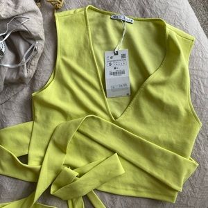 Zara wrap tank